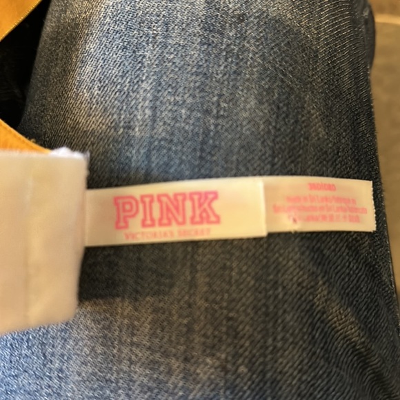 PINK Victoria's Secret Yellow Wear Everywhere T-Shirt Lightly Lined Bra 36D - Picture 15 of 16